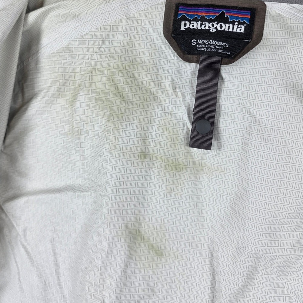 Patagonia Torrentshell H2No Rain Jacket Mens Small Brown National Park Service - Picture 9 of 12